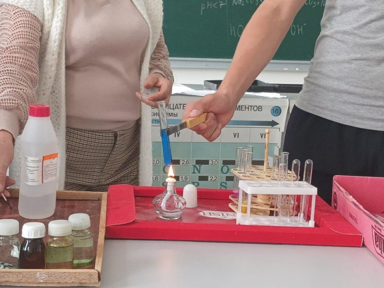 Работа на базе центра "Точка роста".